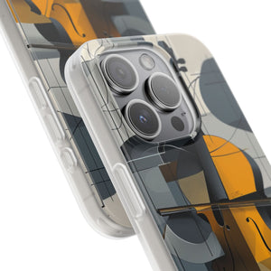 Cello Abstraction | Flexible Phone Case for iPhone