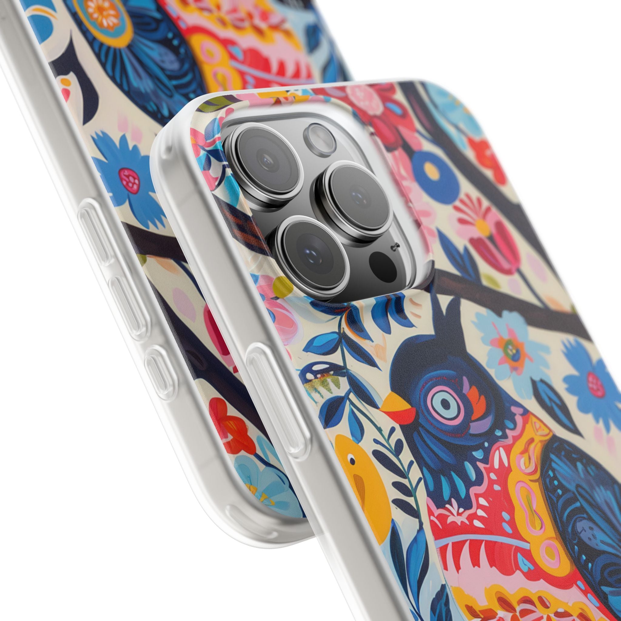 Owl Bloom iPhone 16 Pro Max Case - Soft