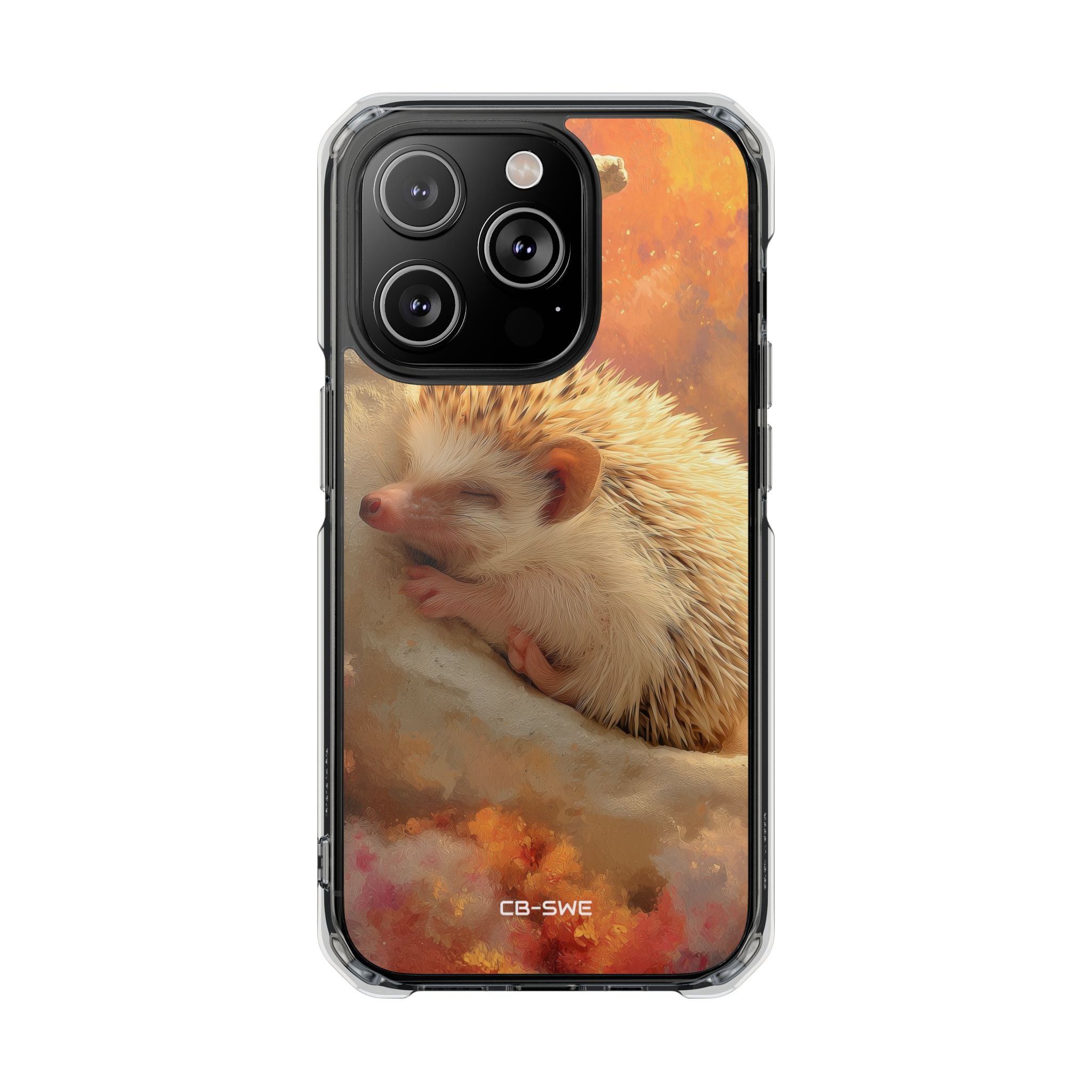 Hedgehog Rests Dreaming iPhone Case - Impact