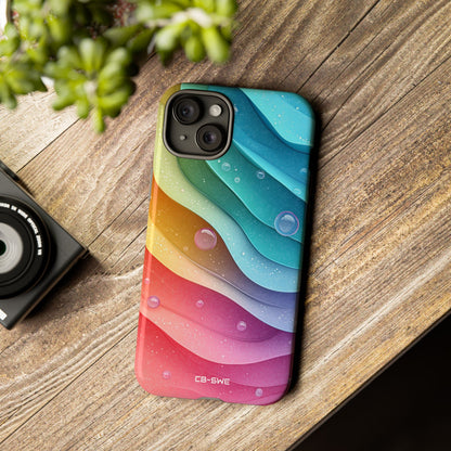 Waves Dance Playfully - iPhone Case