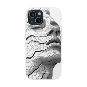 Topographic Serenity | Flexible Phone Case for iPhone