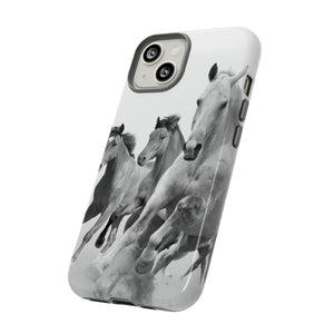 Galloping Horses - Protective Phone Case