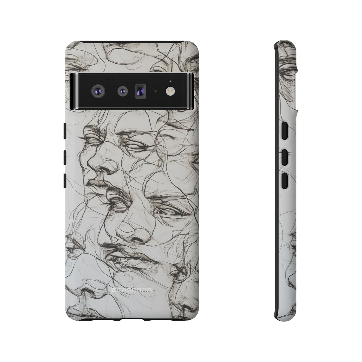 Ethereal Faces | Protective Phone Case for Google Pixel