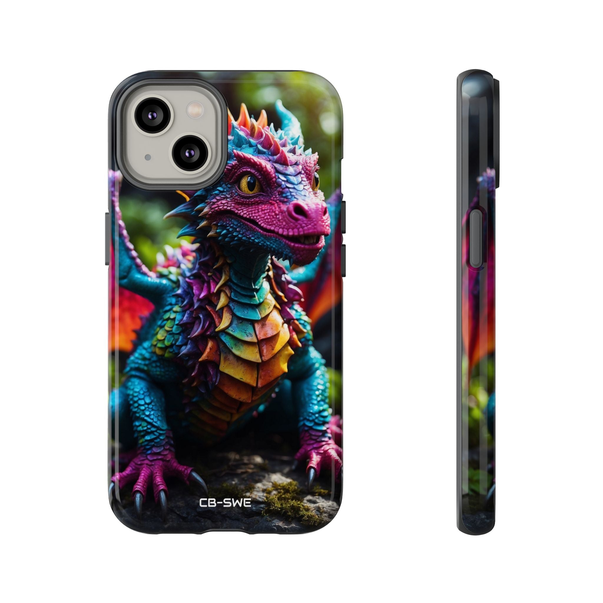 Friendly Dragon Smiles - iPhone Case