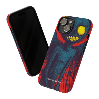 Gothic Winged Apparition iPhone 15 - Tough Phone Case