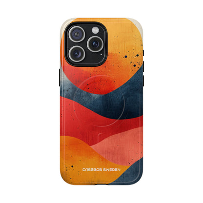 Sunburst Waves - Tough + MagSafe® iPhone 15 Phone Case