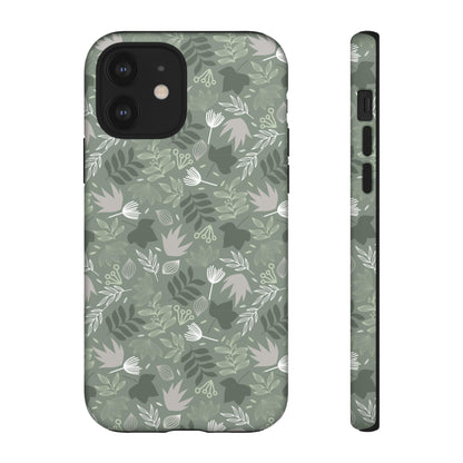 Jungle Green Leaf - Protective Phone Case