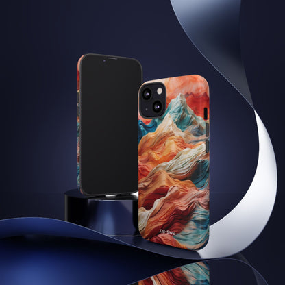 Mountain Waves Flow - iPhone Case