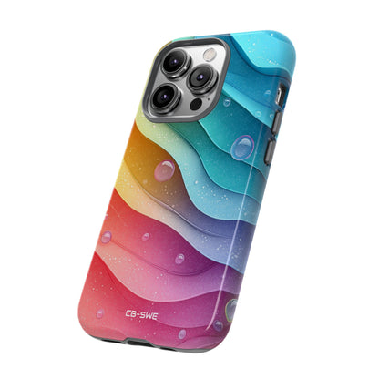Waves Dance Playfully - iPhone Case