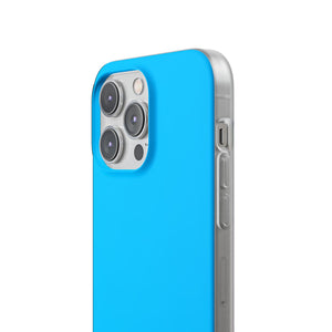 Vivid Sky Blue | Phone Case for iPhone (Flexible Case)