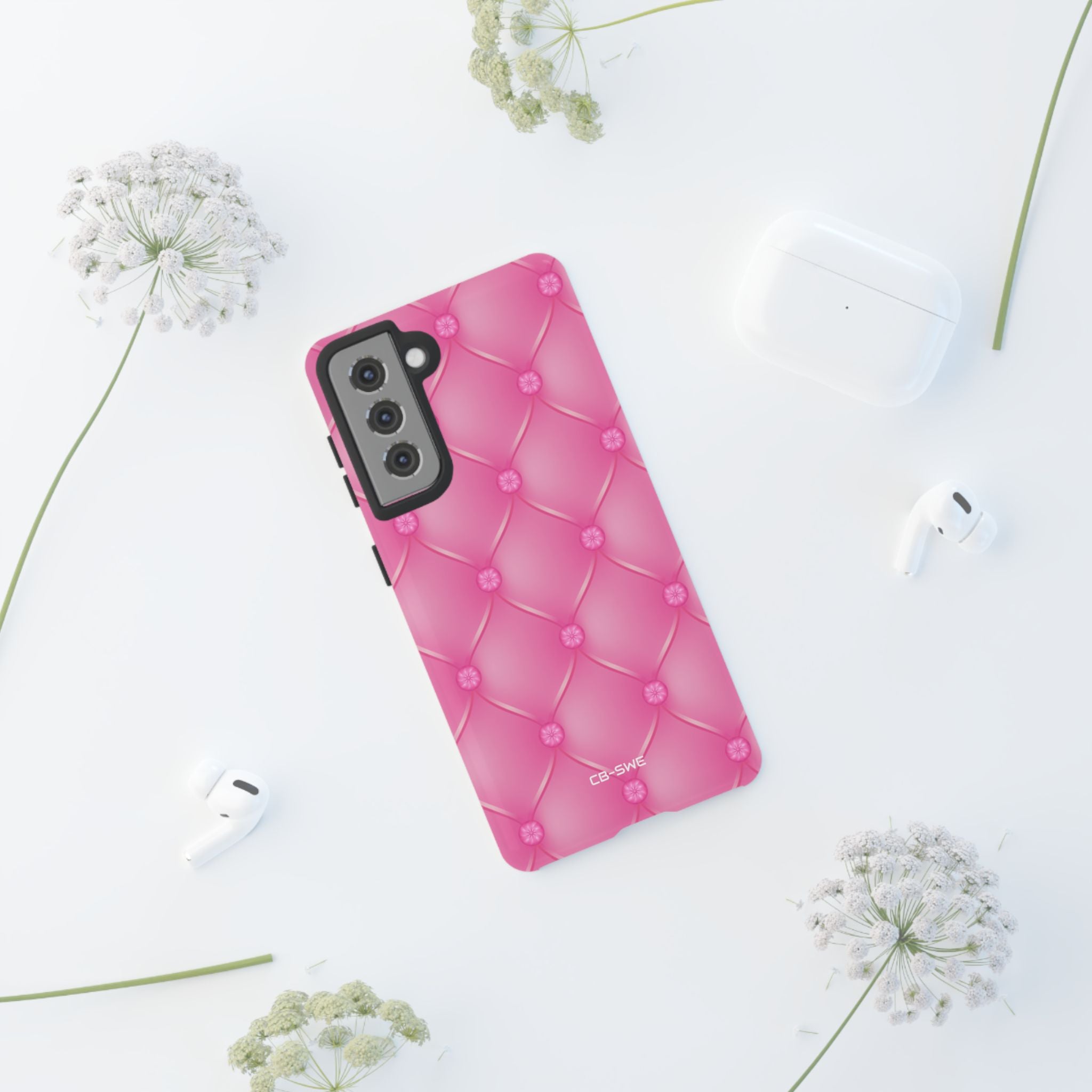 Quilted Pink Elegance - Samsung Case