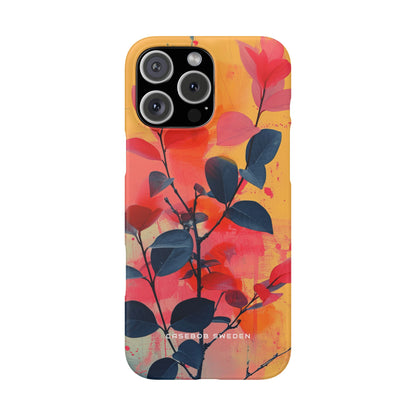 Vivid Floral Harmony iPhone 16 - Slim Phone Case