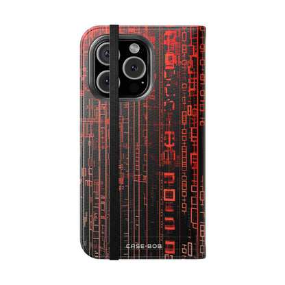 Crimson Columns - iPhone 16 Pro Case - Wallet