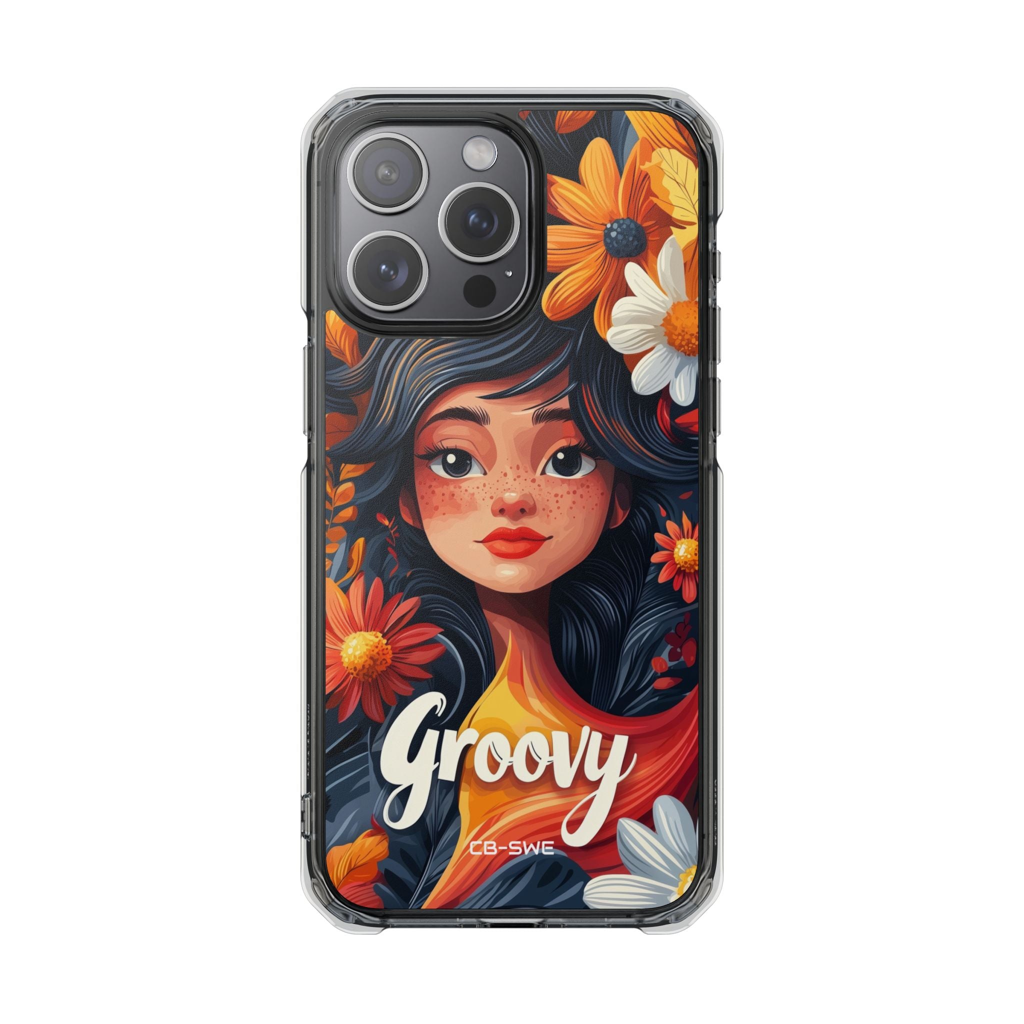 Floral Girl Smiles iPhone Case - Impact