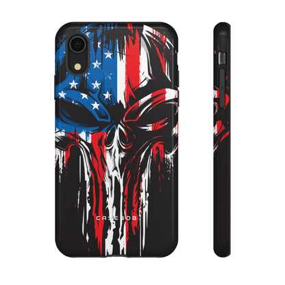 Military Grunge Skull Patriotic - Protective Phone Case