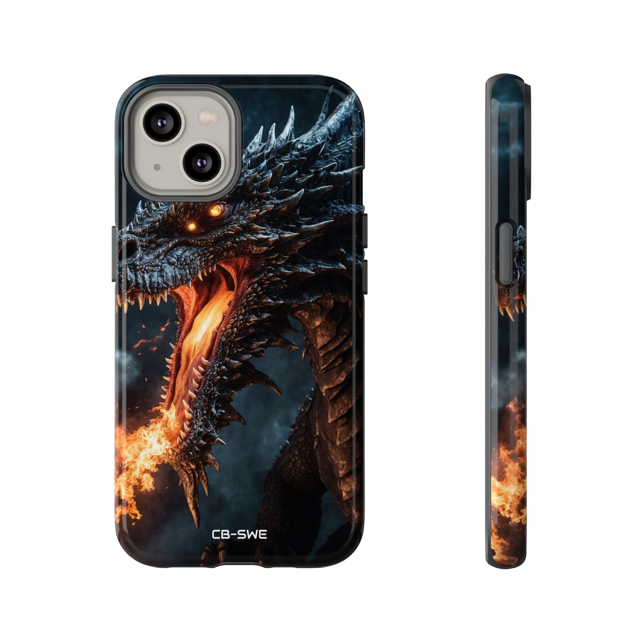 Fiery Breath Erupts - iPhone Case