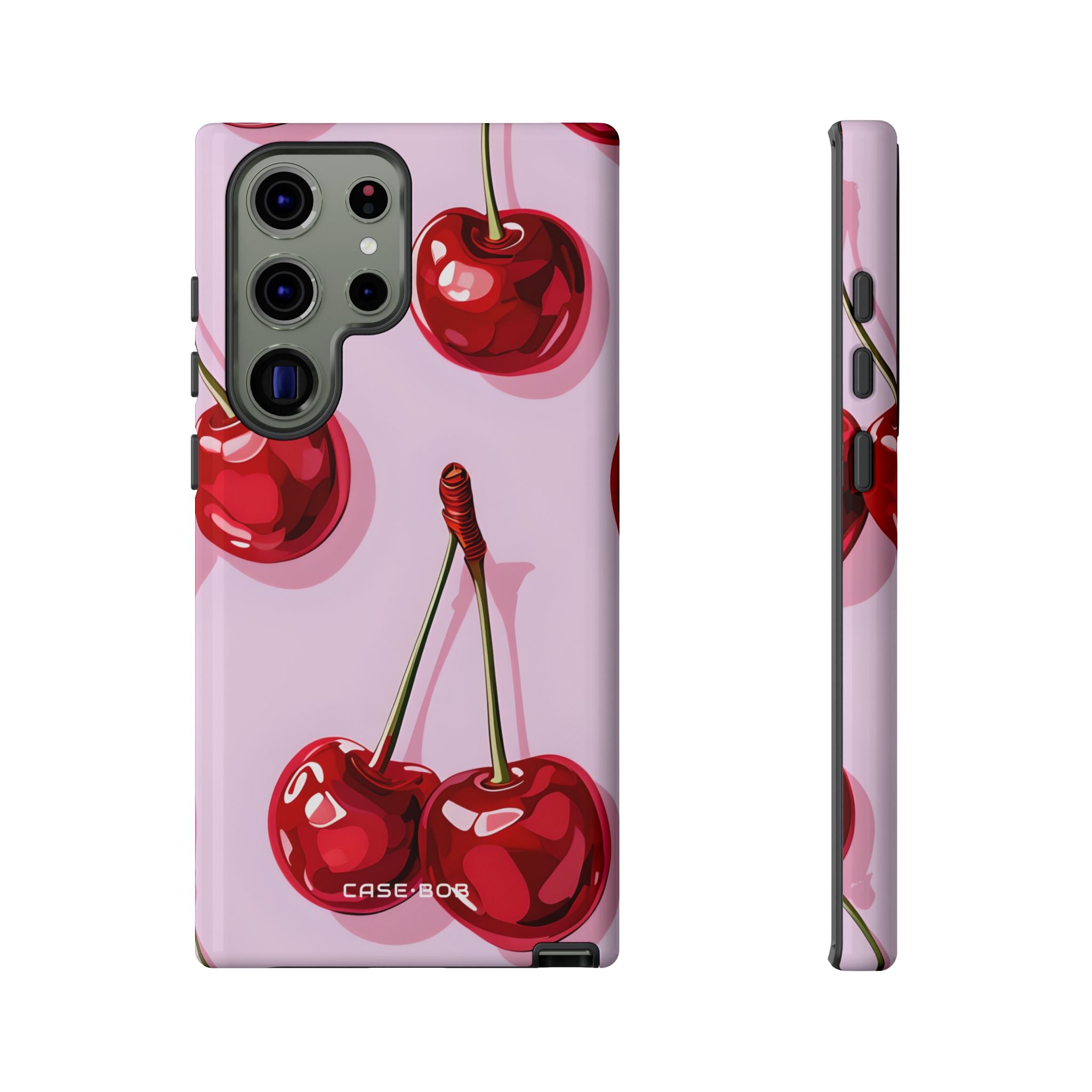 Glossy Cherry Burst Samsung S23 Ultra Case - Tough