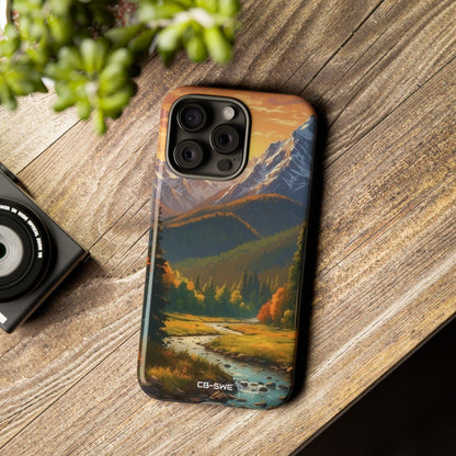 Mountain Reflections Glimmer - iPhone Case