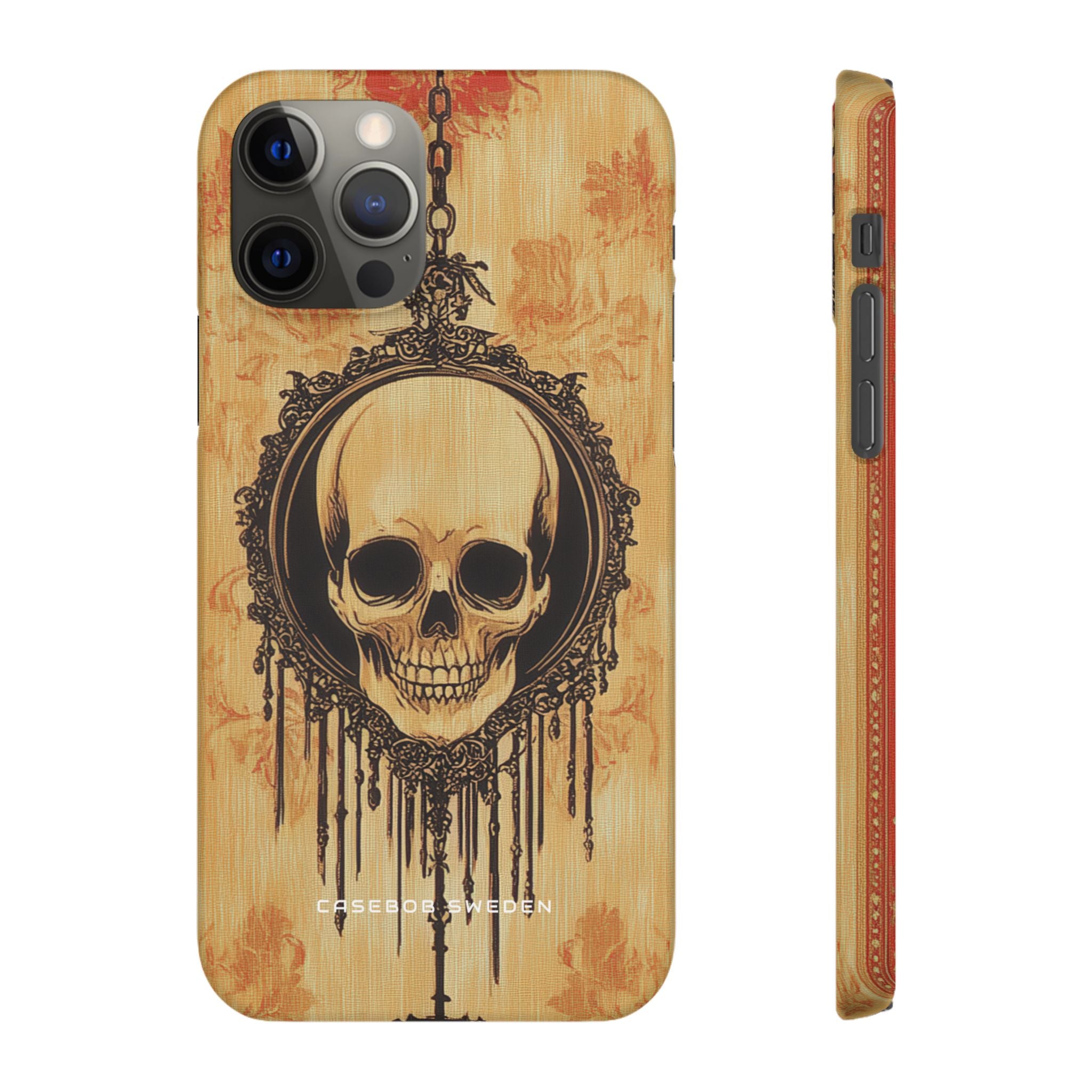 Gothic Skull Elegance iPhone 12 - Slim Phone Case