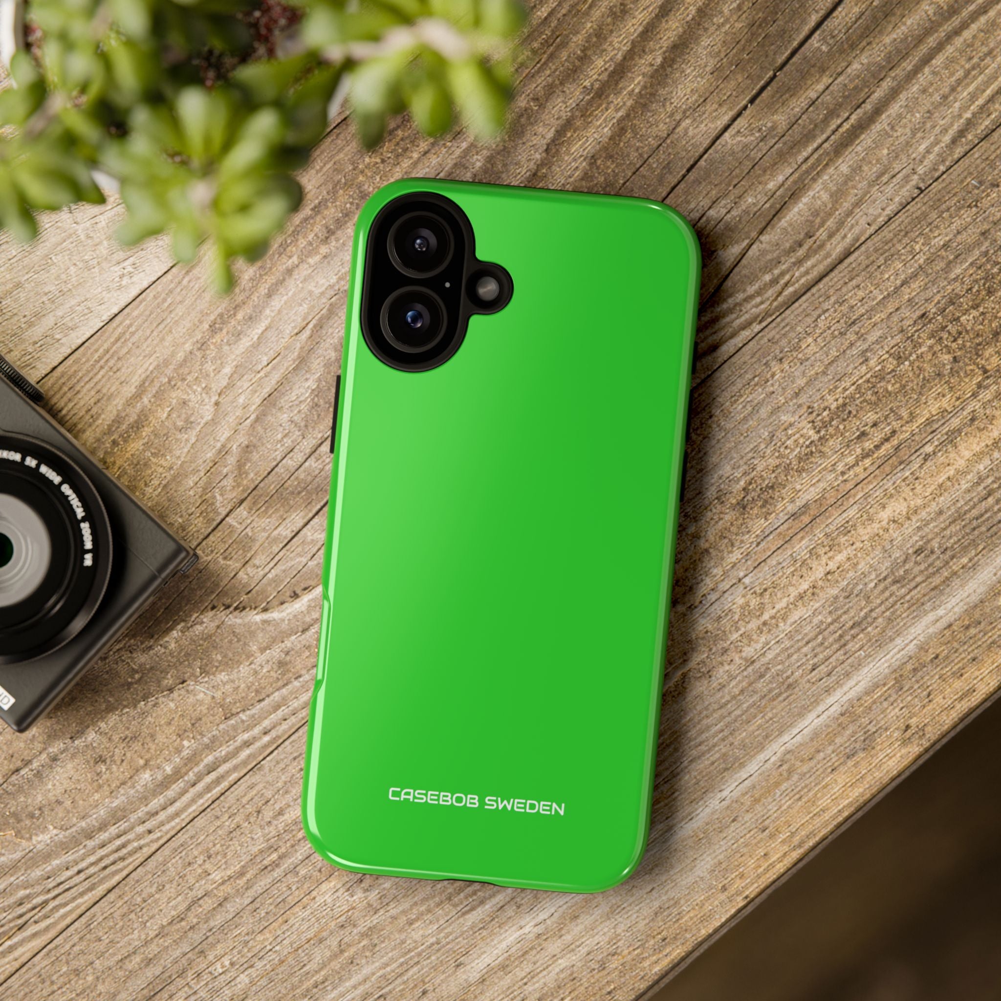 Lime Green - Tough iPhone 16 Phone Case