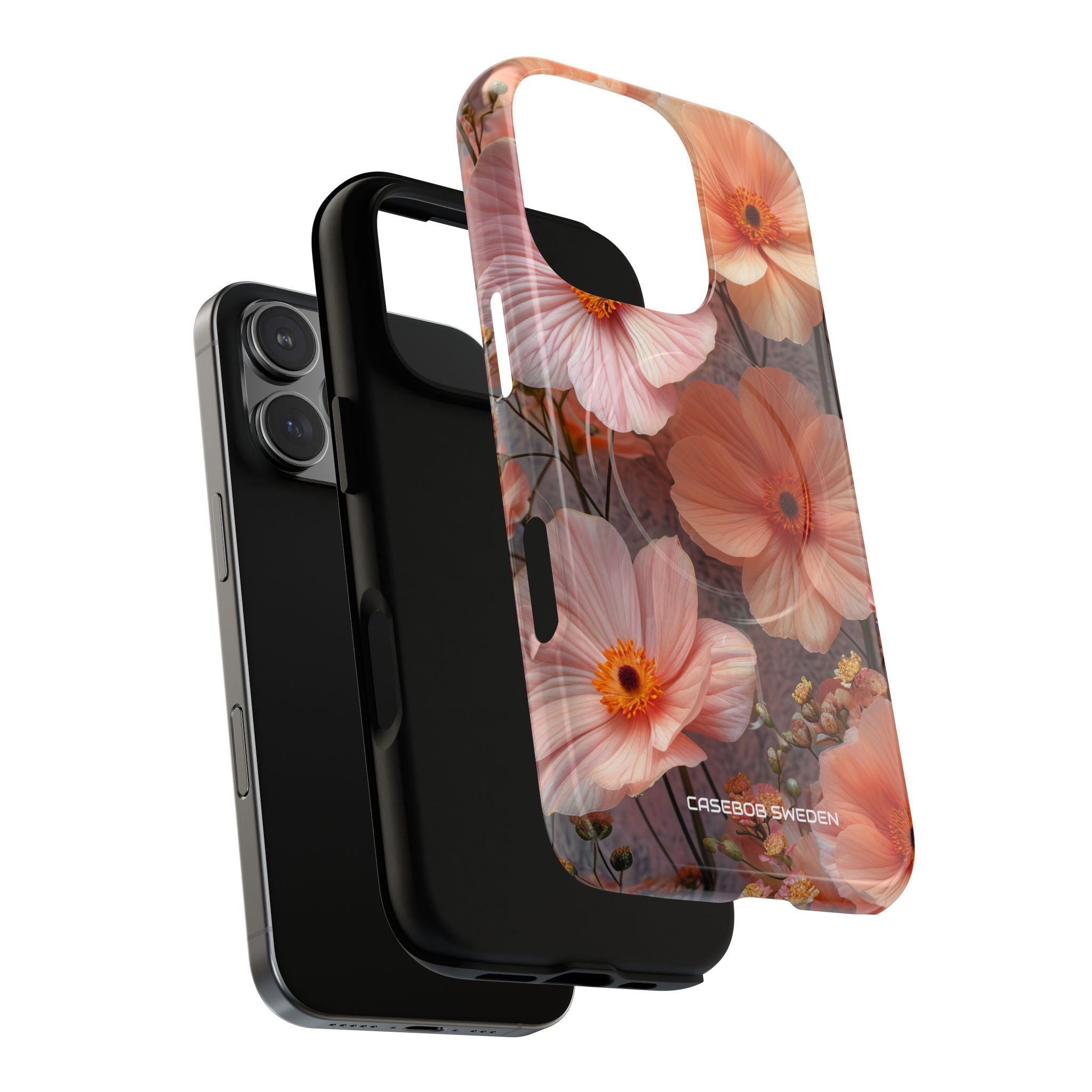 Serene Botanical Blooms - Tough + MagSafe® iPhone 16 Phone Case