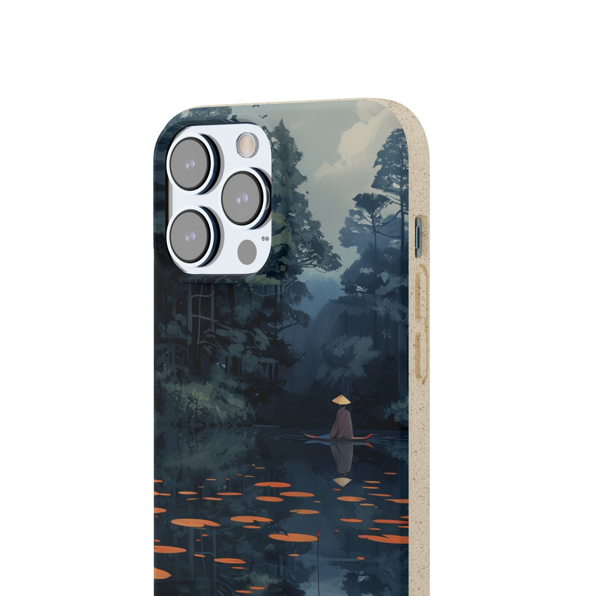 Tranquil Lotus Serenity | Biodegradable Phone Case