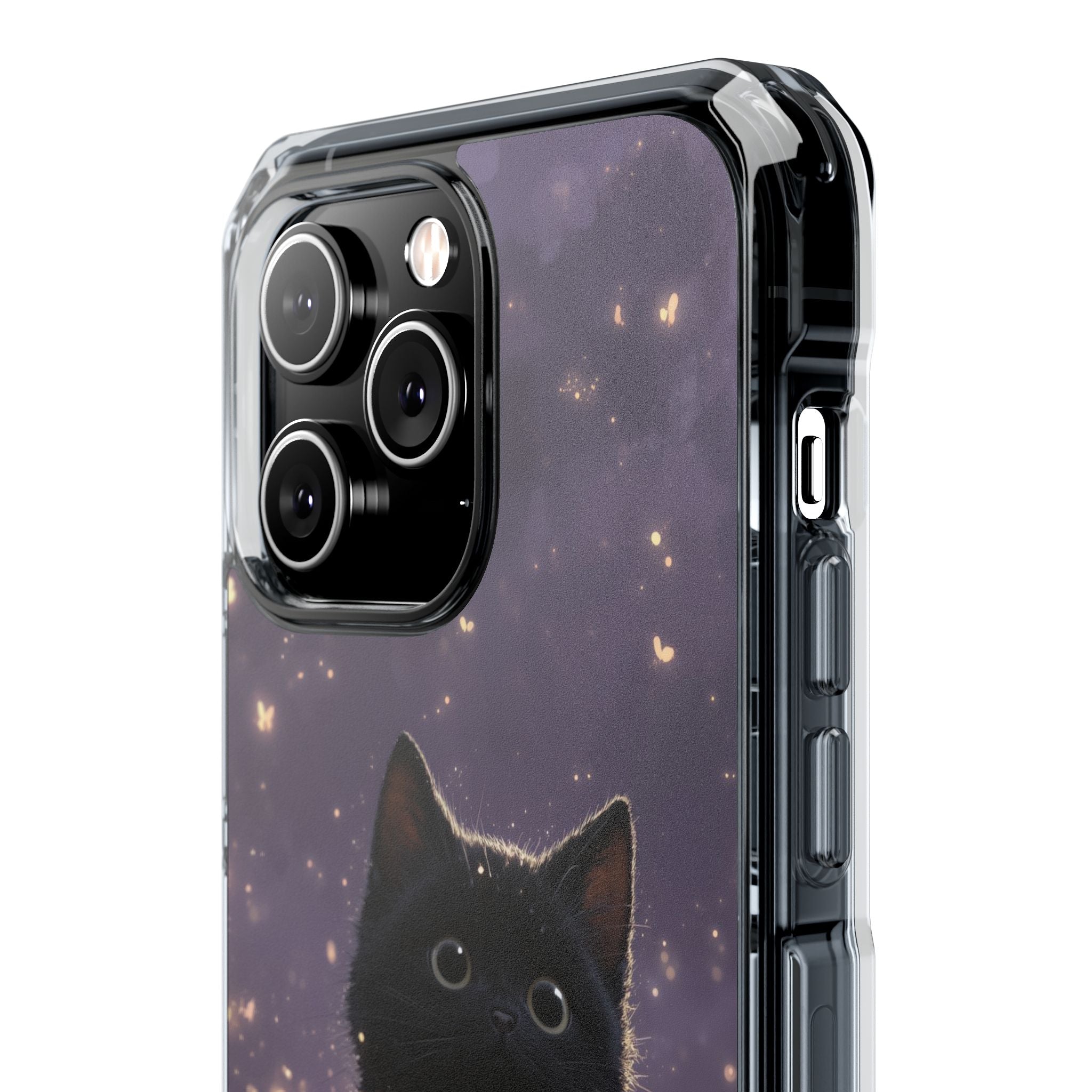 Whimsical Cat Soars iPhone Case - Impact