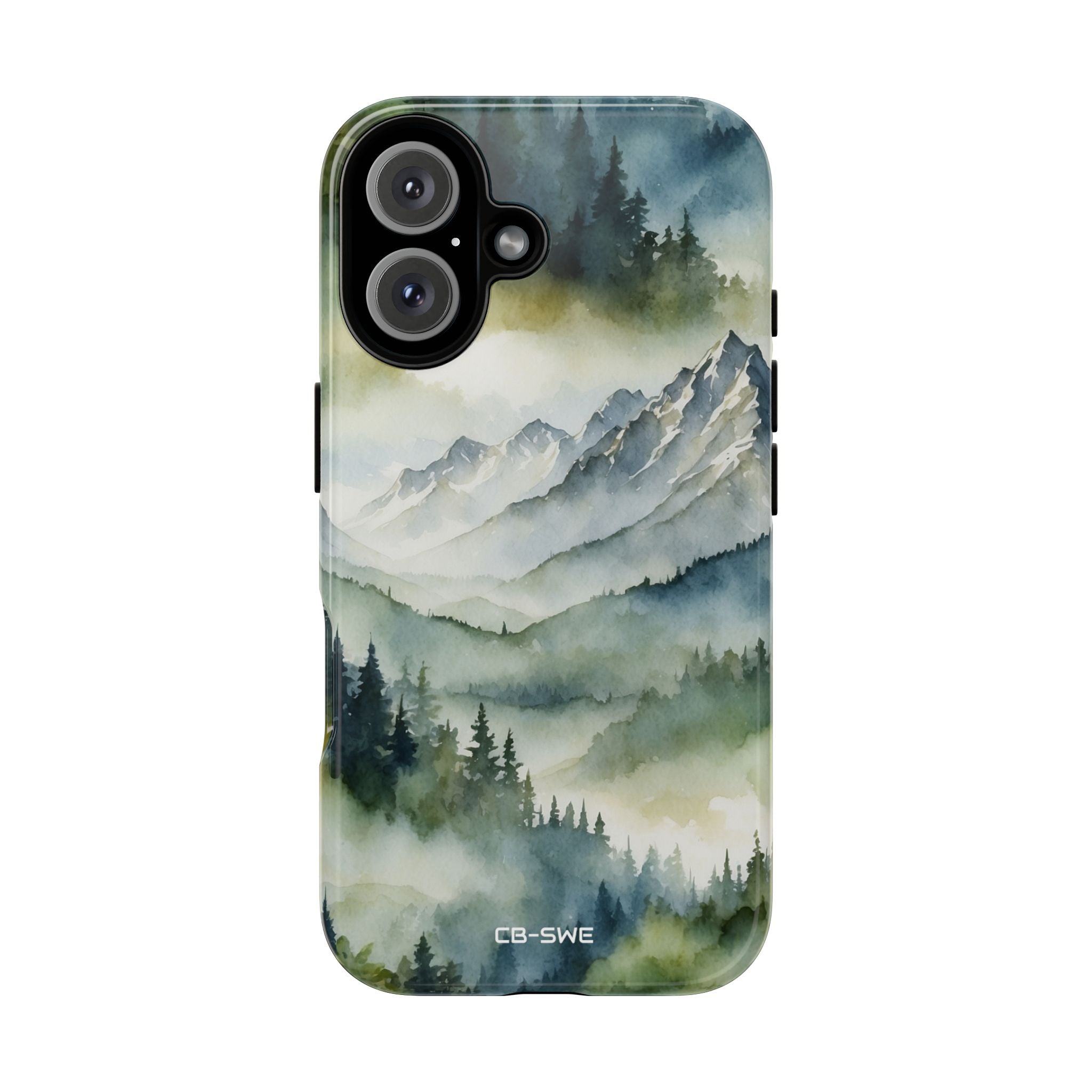 Misty Peaks Emerge - iPhone Case