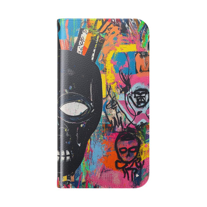 Neon Skull Burst - iPhone 16  Case - Wallet