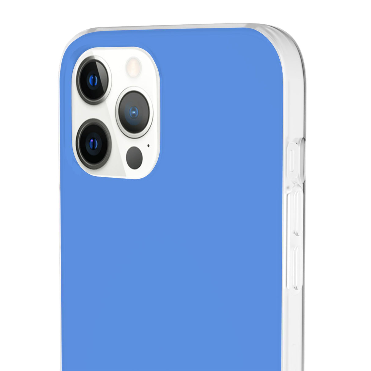 Vereinte Nationen Blau | Handyhülle für iPhone (Flexible Hülle) 