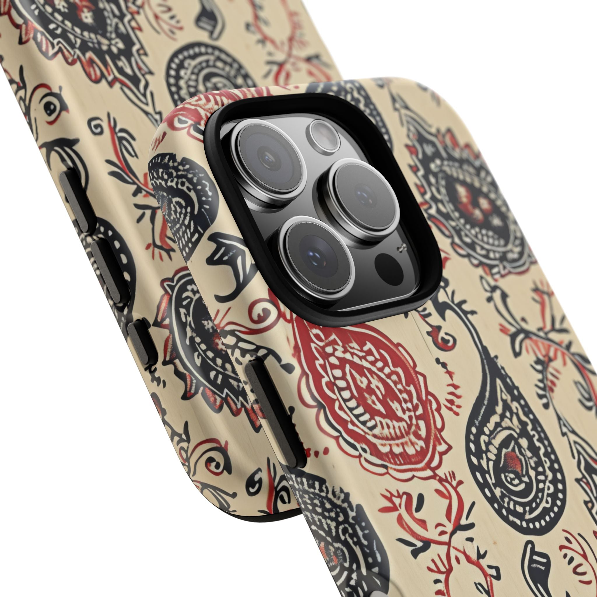 Vintage Paisley Elegance iPhone 16 - Tough Phone Case