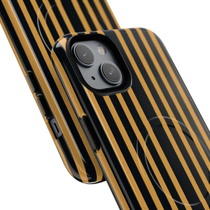 Golden Stripes iPhone 14 Plus Case - Tough+