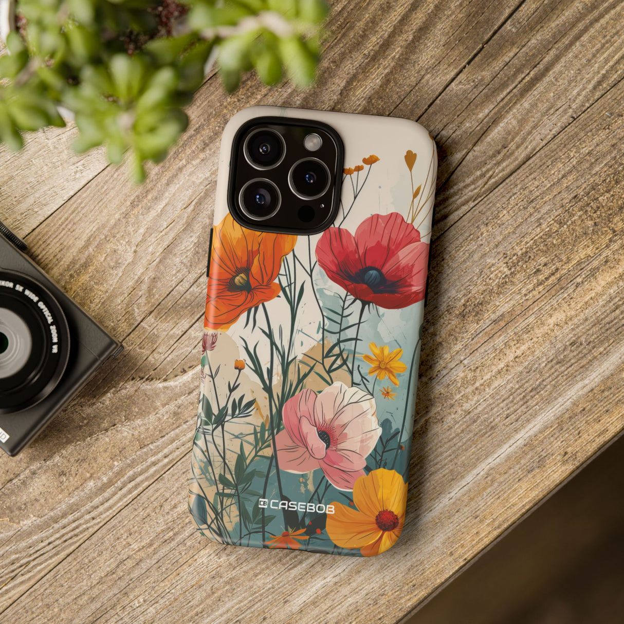 Whimsical Garden Watercolor Blooms - for iPhone 16