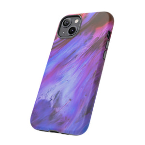 Purple Cosmos Ink Art iPhone Case (Protective) Phone Case