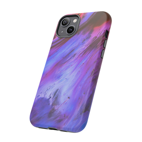 Purple Cosmos Ink Art iPhone Case (Protective) Phone Case