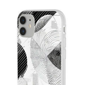 Monochrome Dynamics | Flexible Phone Case for iPhone