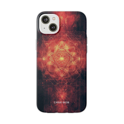 Radiant Mandala iPhone 14 Plus Case - Soft