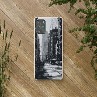 Noir Urban Serenity | Biodegradable Phone Case