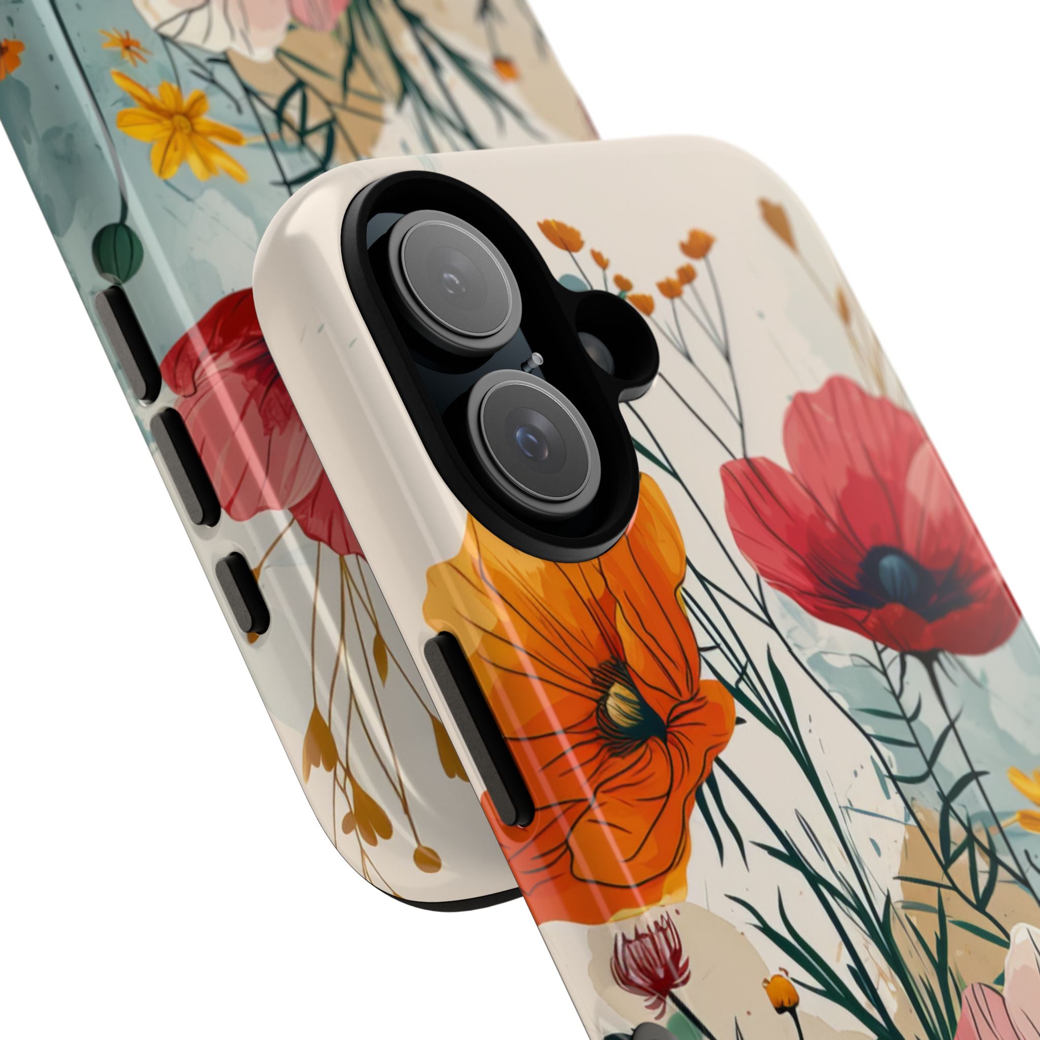 Whimsical Garden Watercolor Blooms - for iPhone 16