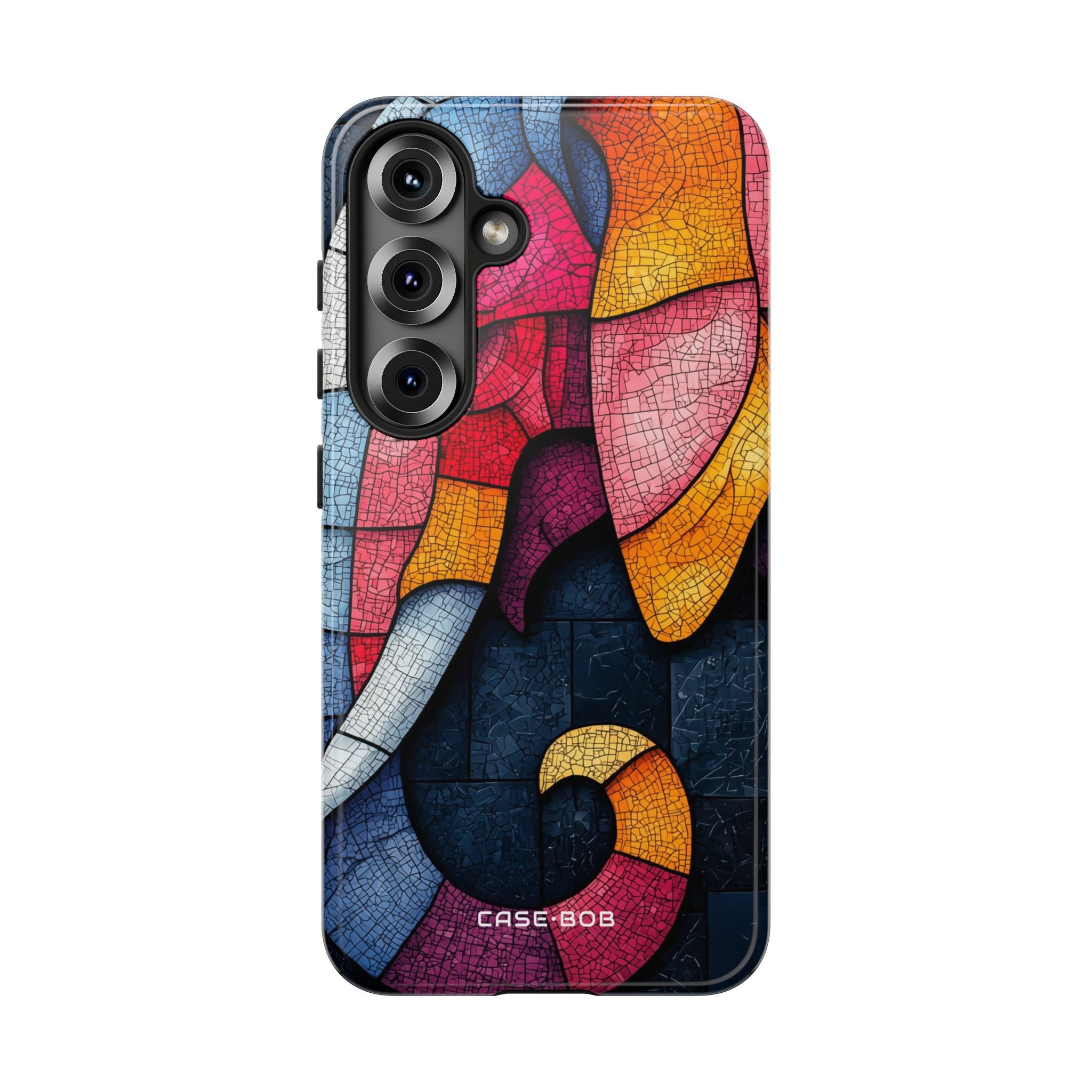Elephant Mosaic Samsung S25 Case - Tough