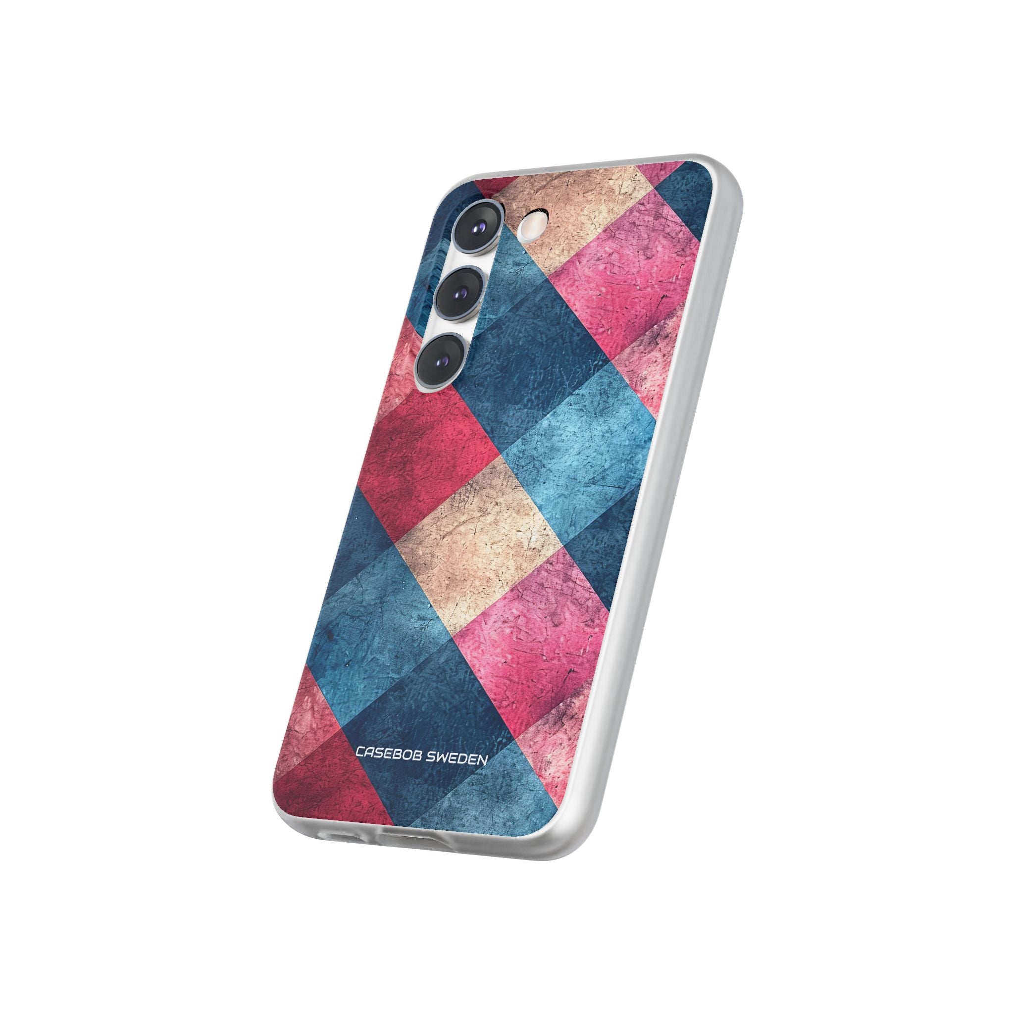 Bold Geometric Squares - Flexi Samsung S23 Phone Case