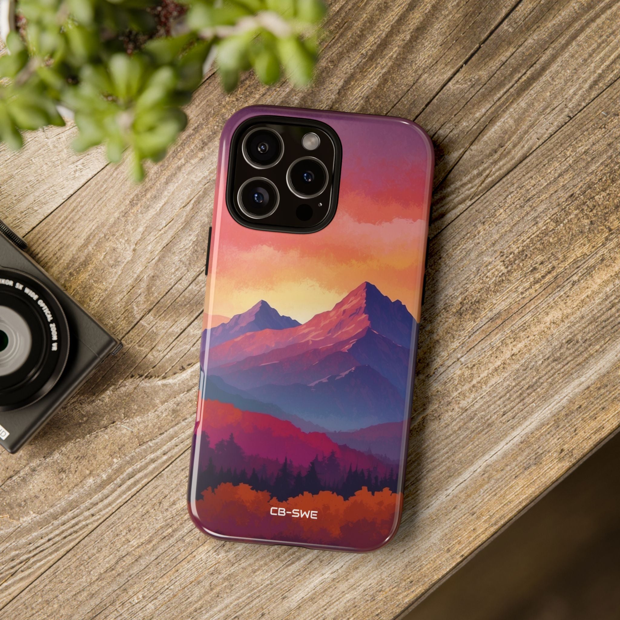 Mountain Peaks Rise - iPhone Case