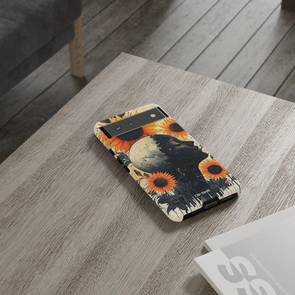 Sunflower Embraces Moon - Google Pixel Case
