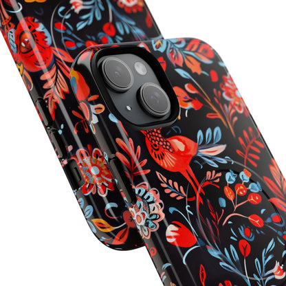 Vivid Birdscape iPhone 15 Plus Case - Tough+