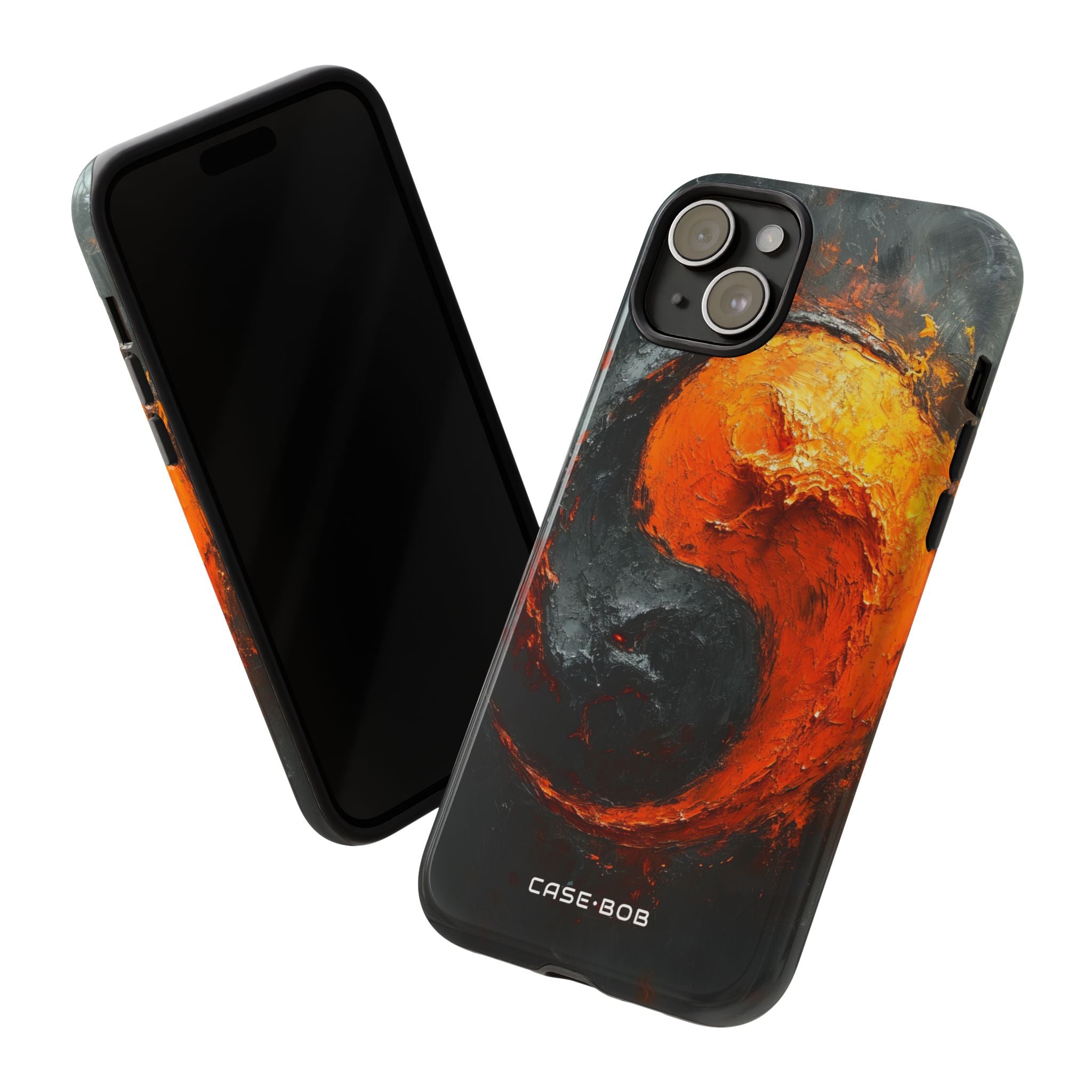 Molten Yin-Yang iPhone 15 Plus Case - Tough