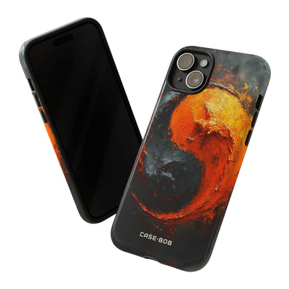Molten Yin-Yang iPhone 15 Plus Case - Tough