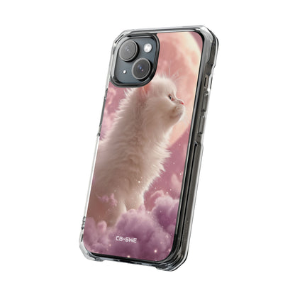 Lunar Cat Soars iPhone Case - Impact