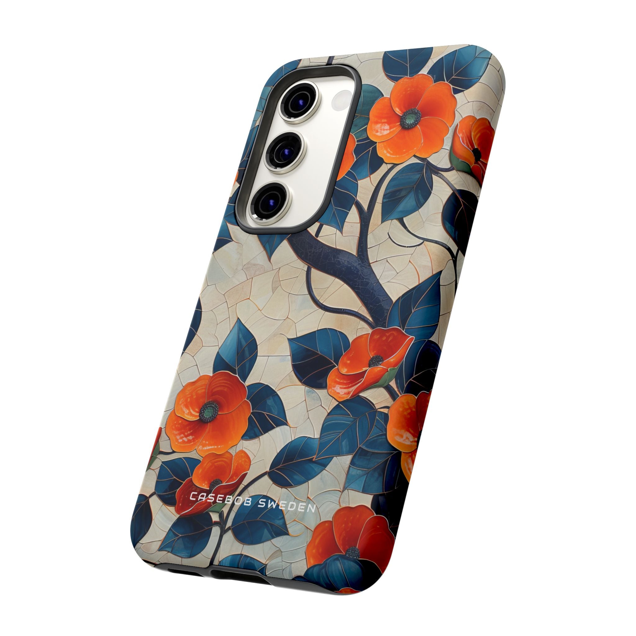 Orange Blossoms Mosaic Harmony Samsung S23 - Tough Phone Case