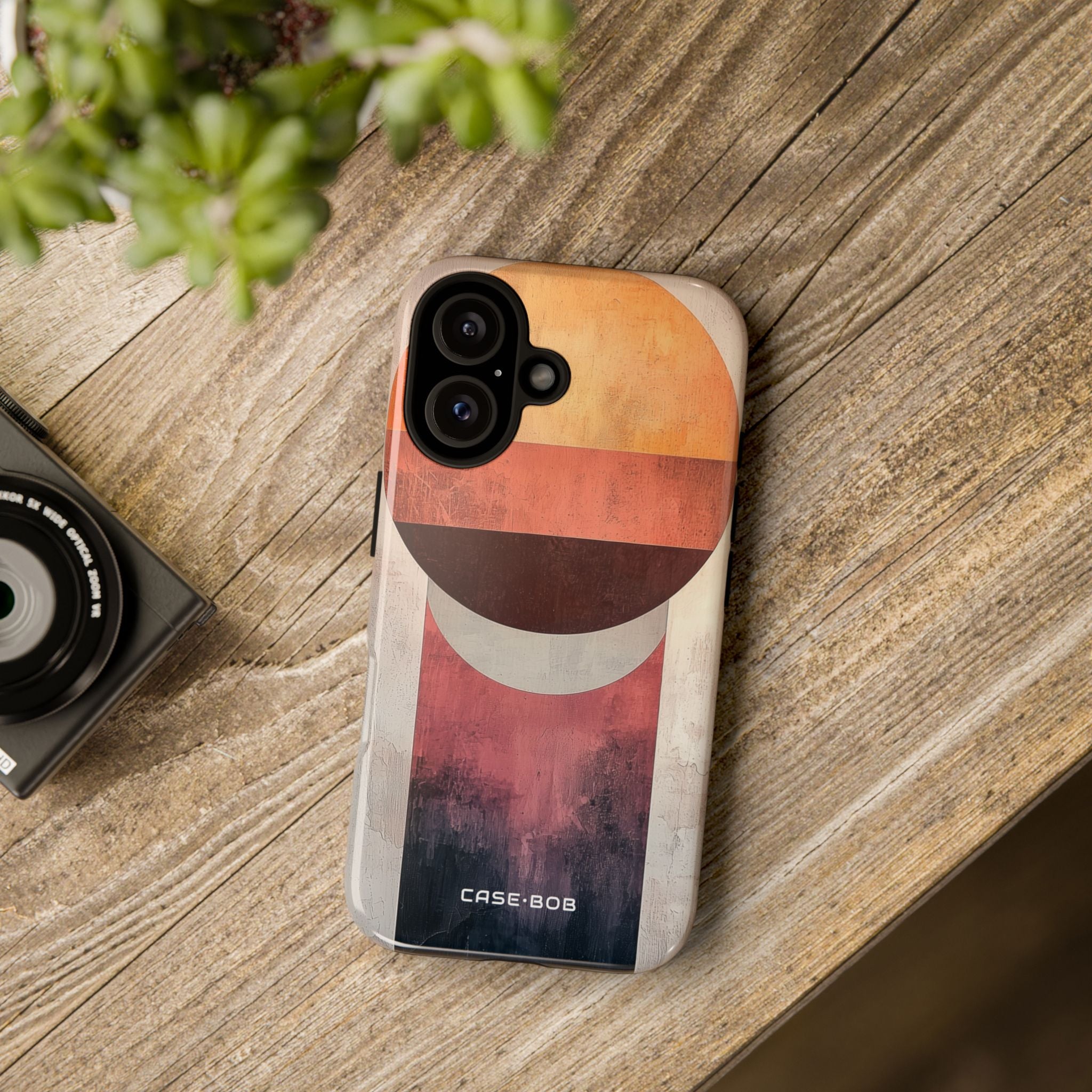Sunset Orb iPhone 16 Case - Tough