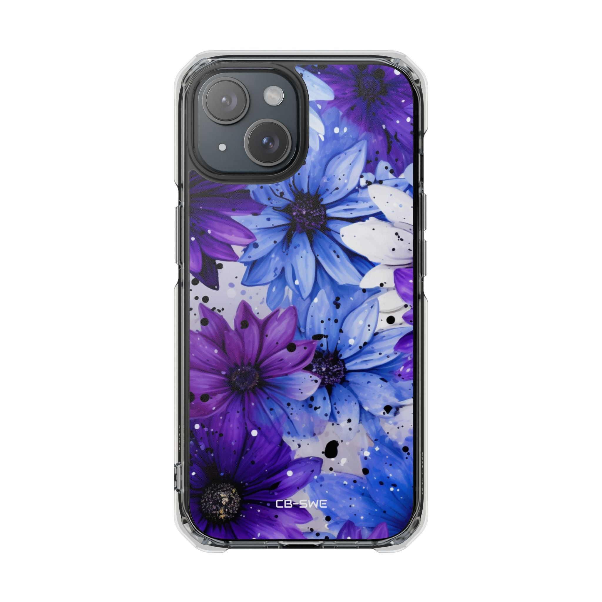 Vivid Splattered Blooms iPhone Case - Impact